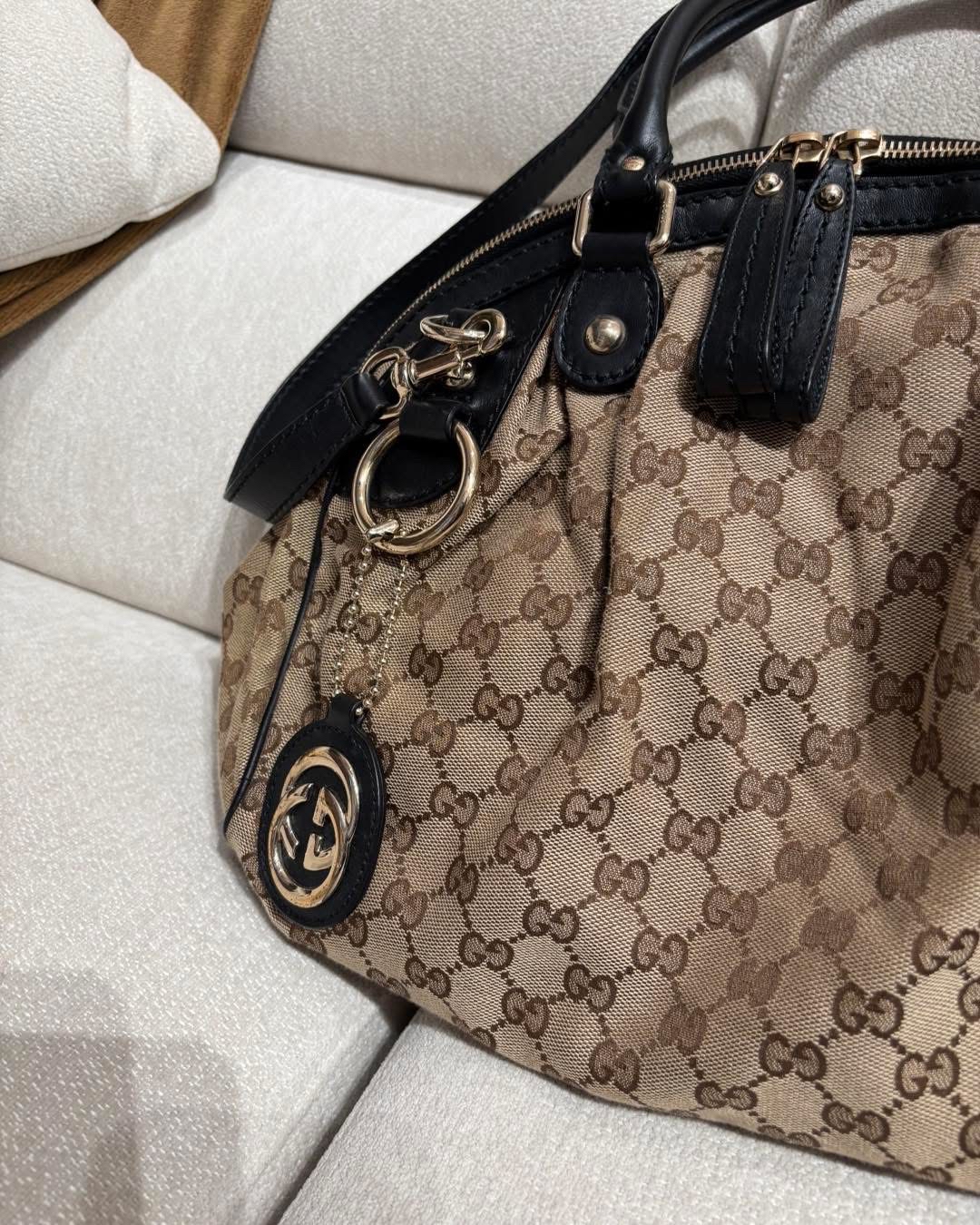 Gucci 2way bag GG Shoulder Bag 100%Authentic,93%new ✅肩帶✅dust bag