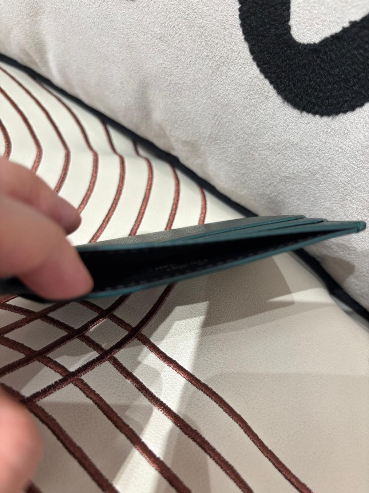 Cartier Card Holder Guirlande Green Calfskin,100%Authentic,99%New ✅收據副本 