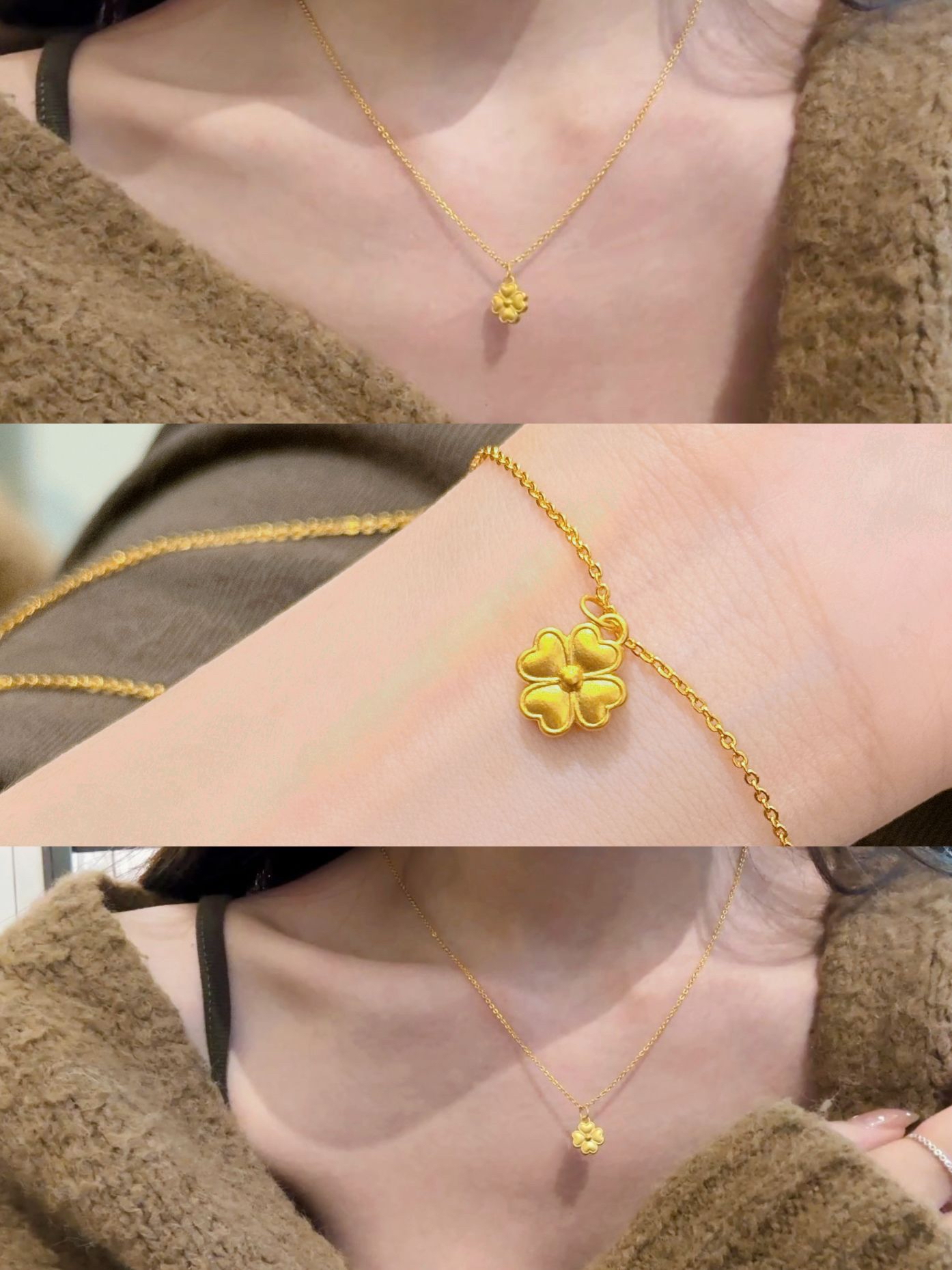 9999黄金吊墜18💛 (預訂貨品)