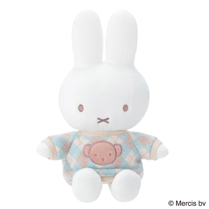 小菲兔店長醫療補助 新登場 [日本直送] Miffy Style限定 Miffy Check系列公仔/掛件