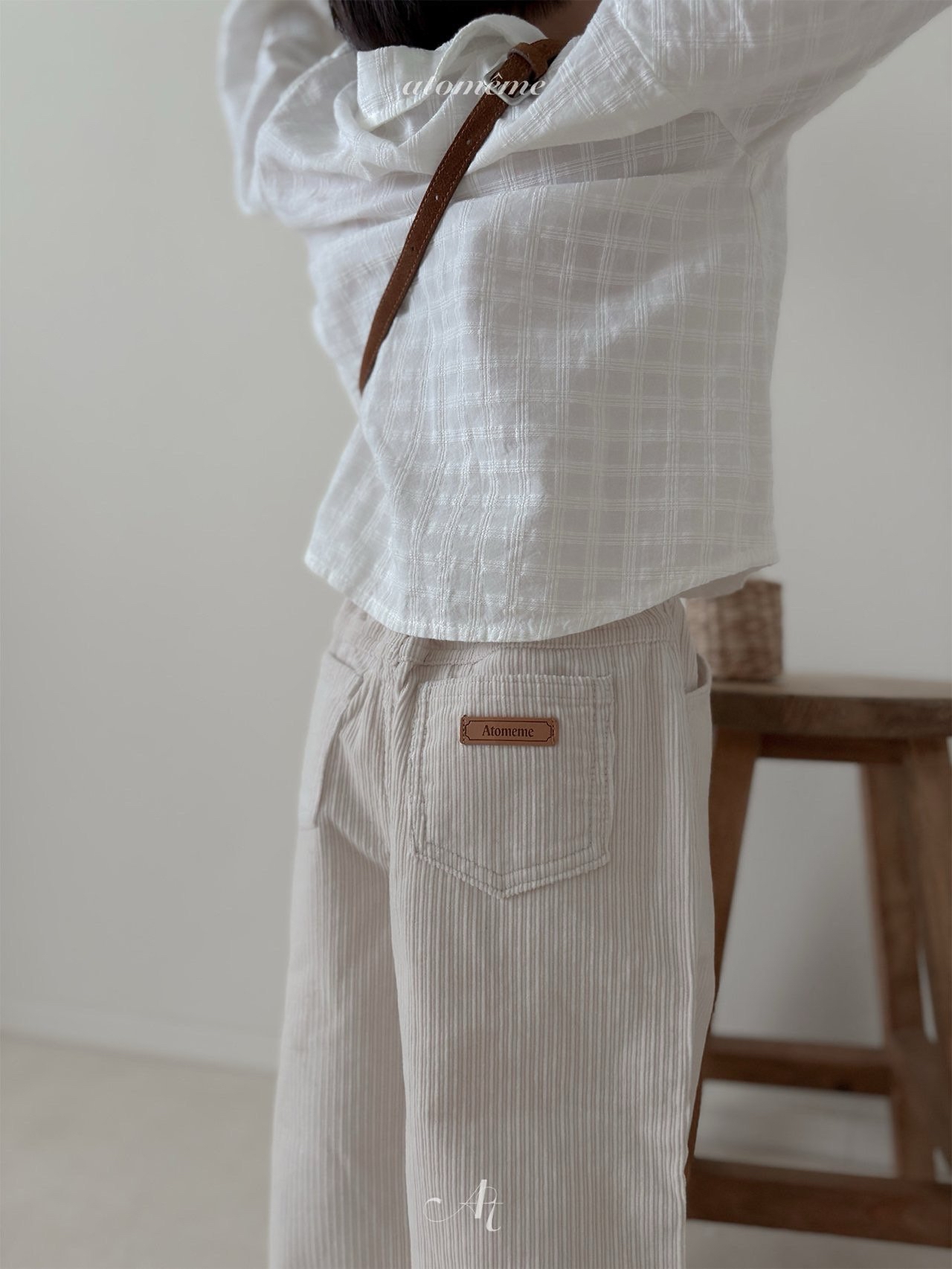 Atomeme | Crepe Corduroy Pants