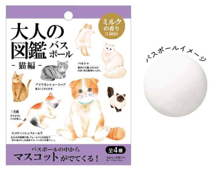 日本直送 大人的圖鑑貓狗浴球 - 1個 - 現貨
