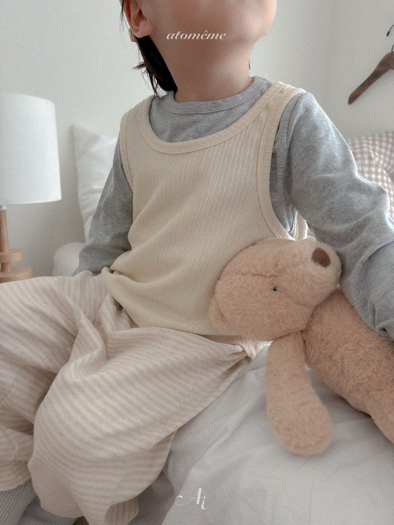 Atomeme | Bunny brown stripe pants