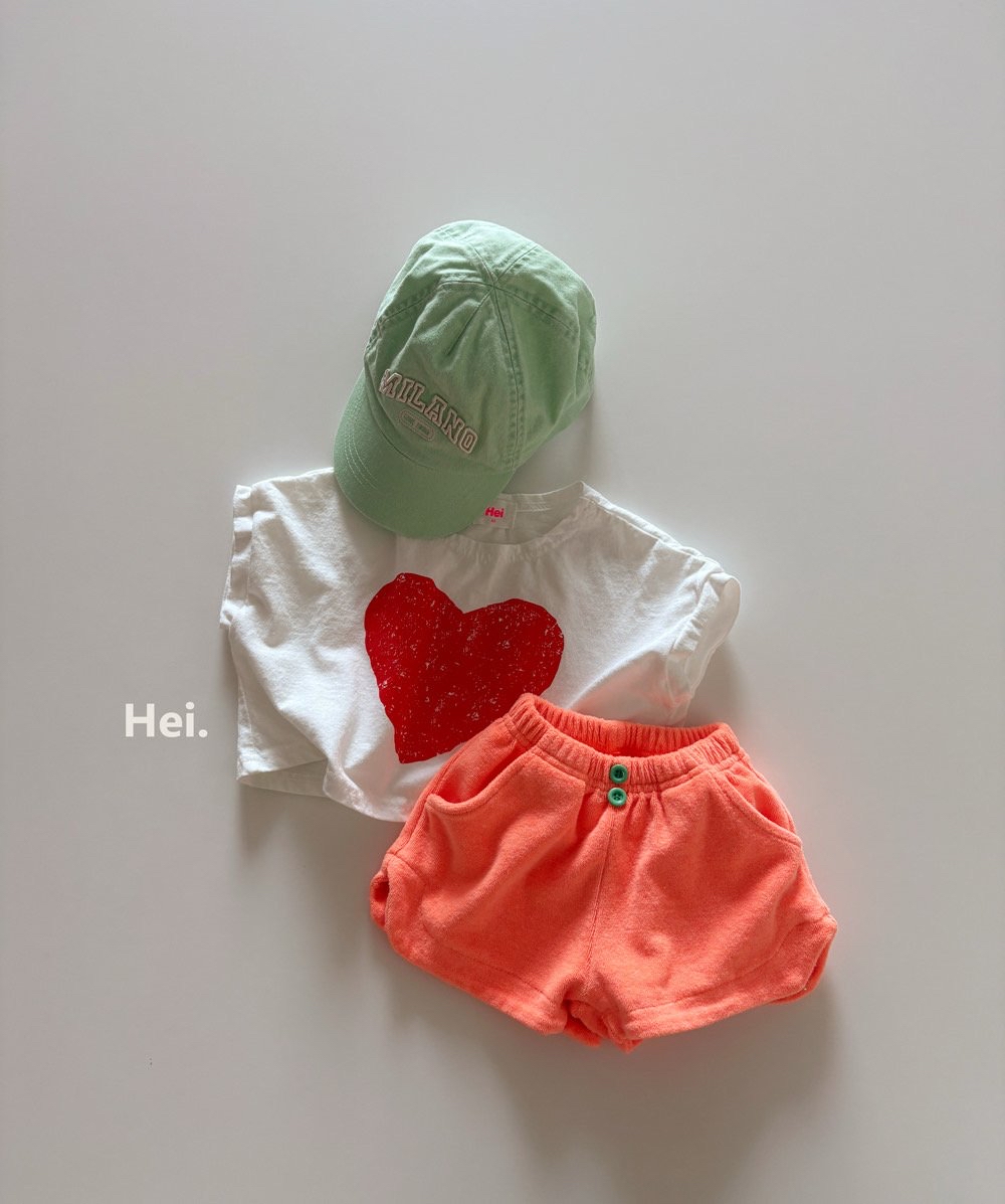 Hei | Soft shorts(Orange L(110-120)