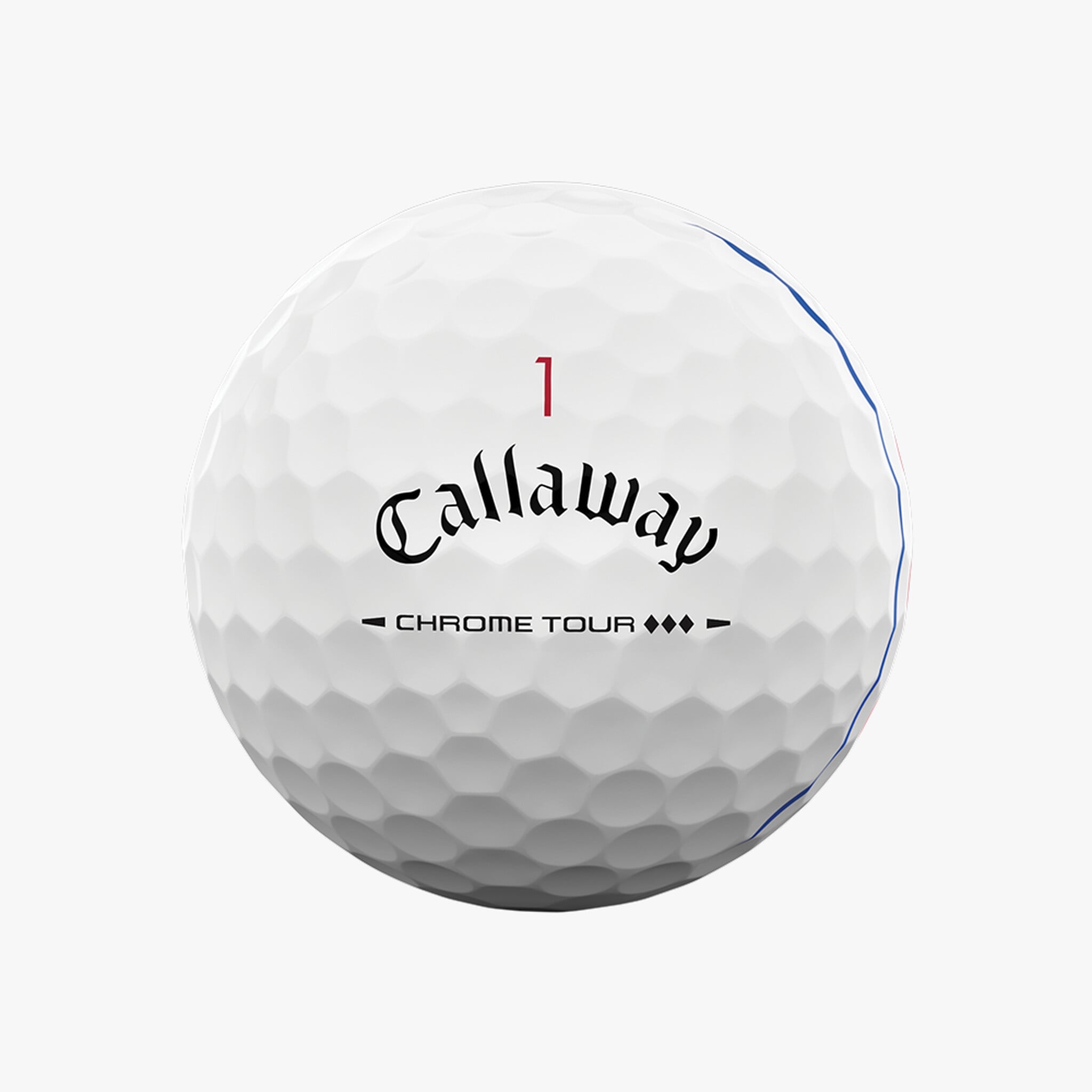 CALLAWAY CHROME TOUR 3鑽TRIPLE TRACK 四層球- 白