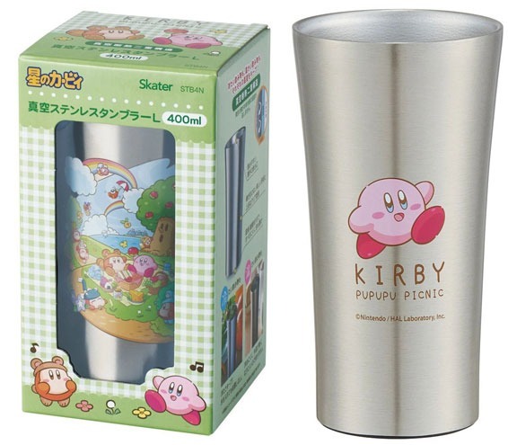 Skater Kirby Picnic 保溫不鏽鋼水杯 400ml