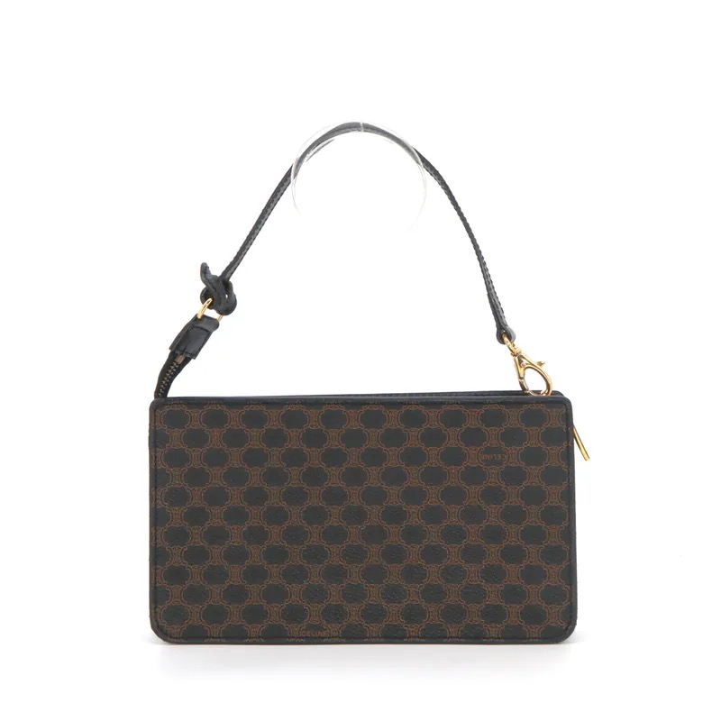 Celine Black Macadam Accessory Pouch