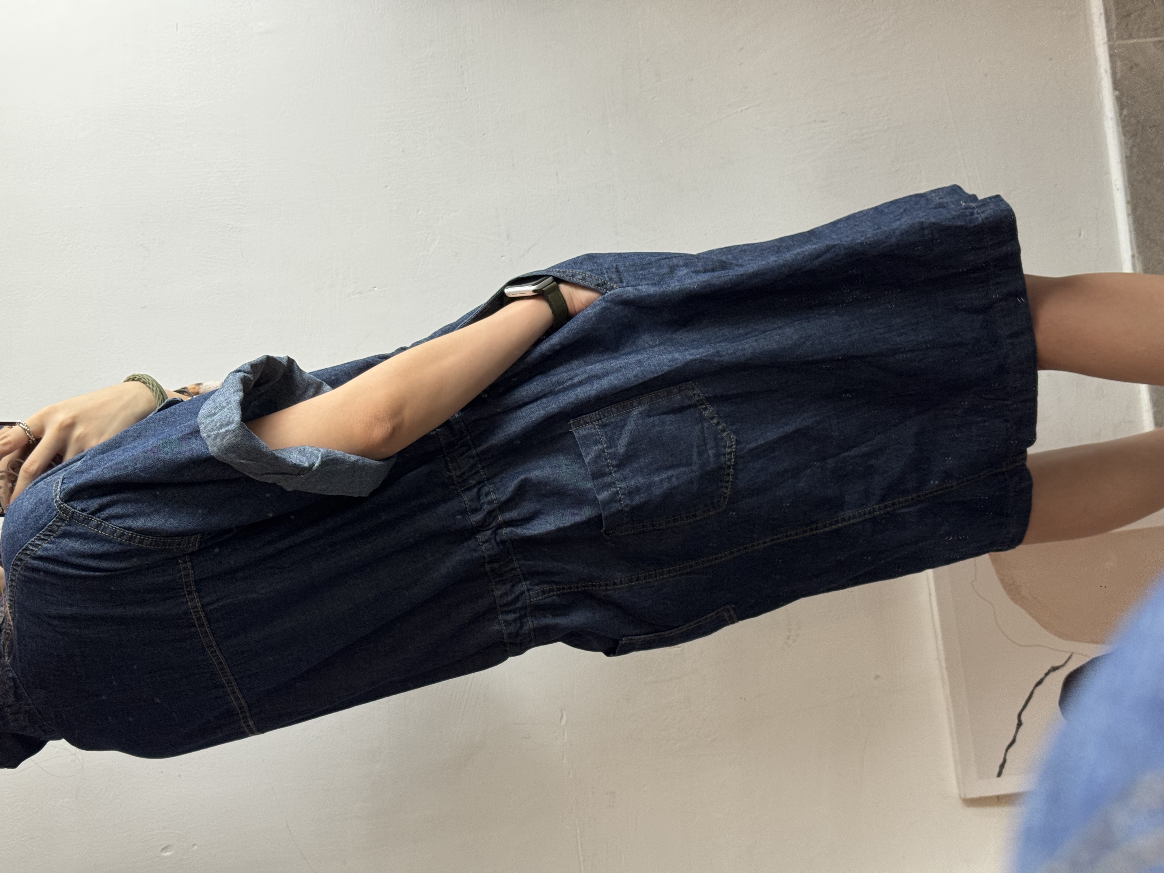束腰牛仔OP