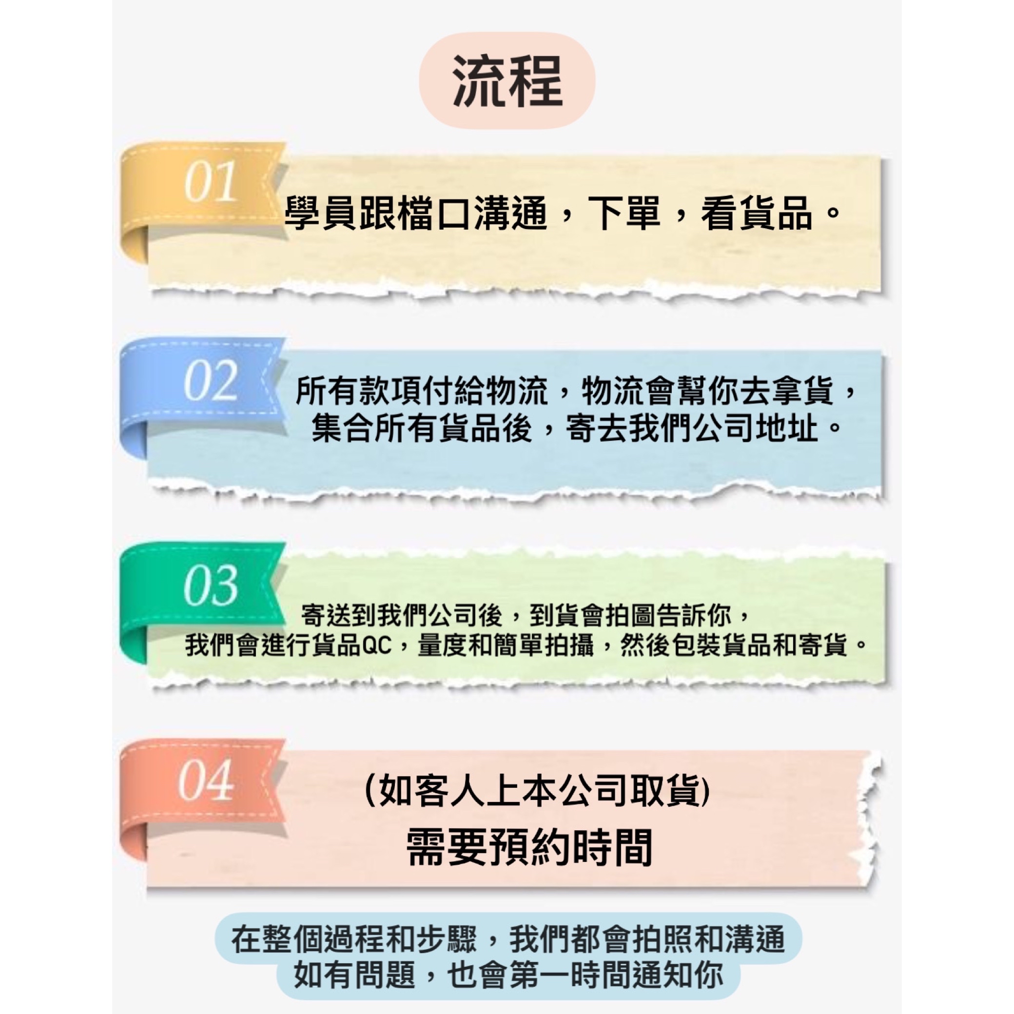 一站式服務(只限本店學員)