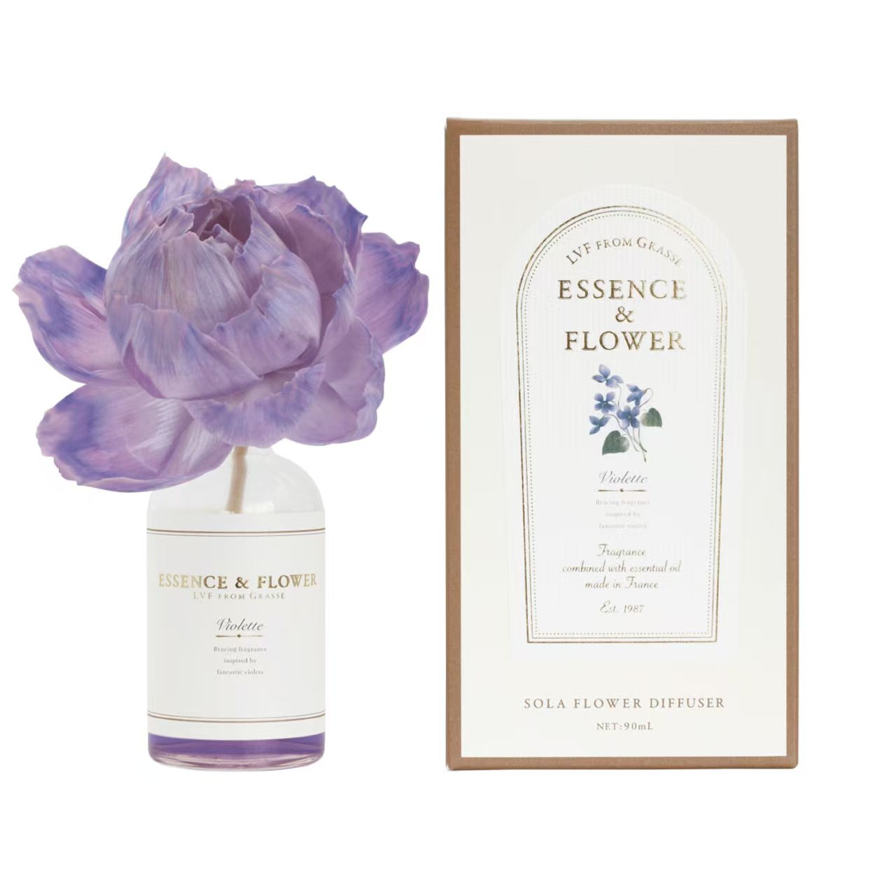 【日本直送】 LVF Sola 法國天然精油 花朵擴香瓶(90mL) ESSENCE & FLEUR 系列