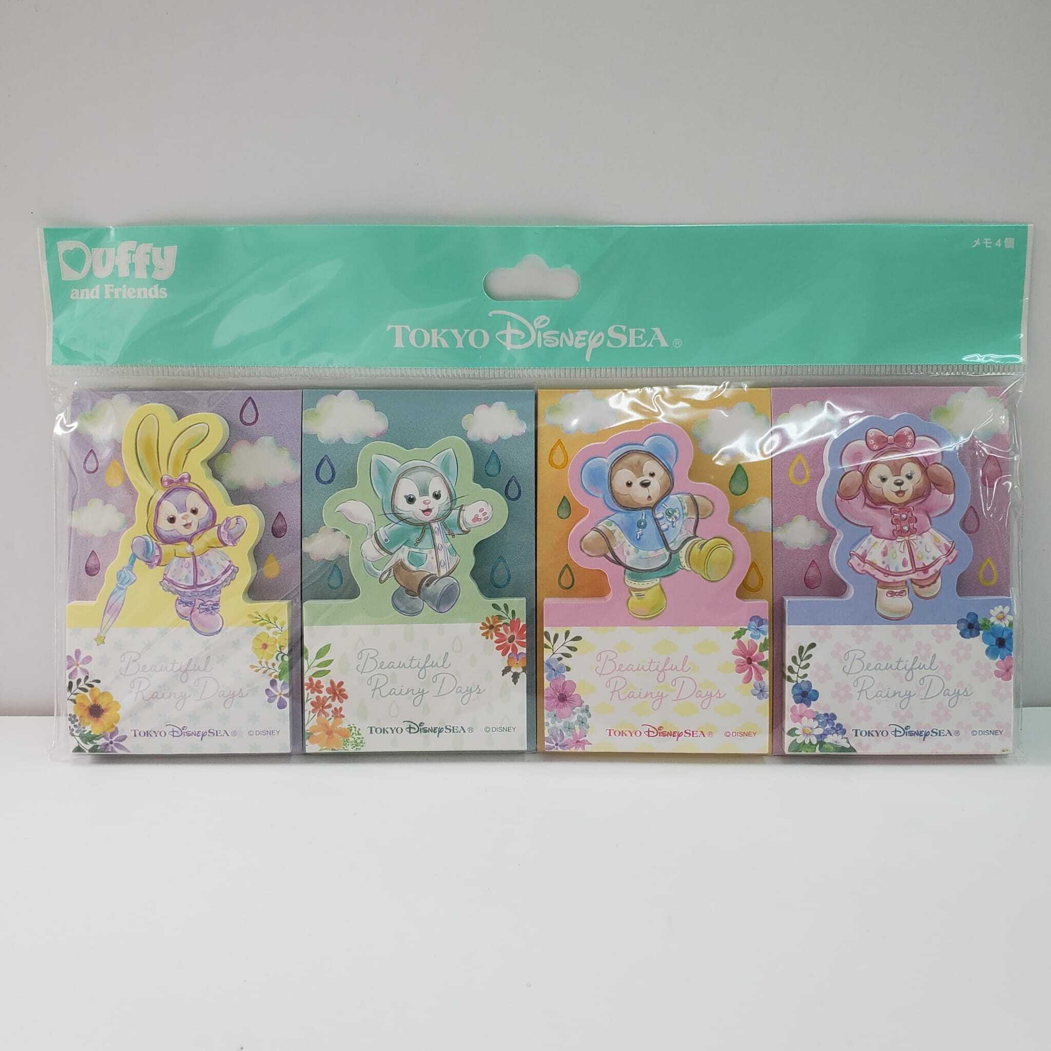 [現貨] [東京迪士尼] Beautiful Rainy Day|MEMO PAD 套裝 {TF220506G}