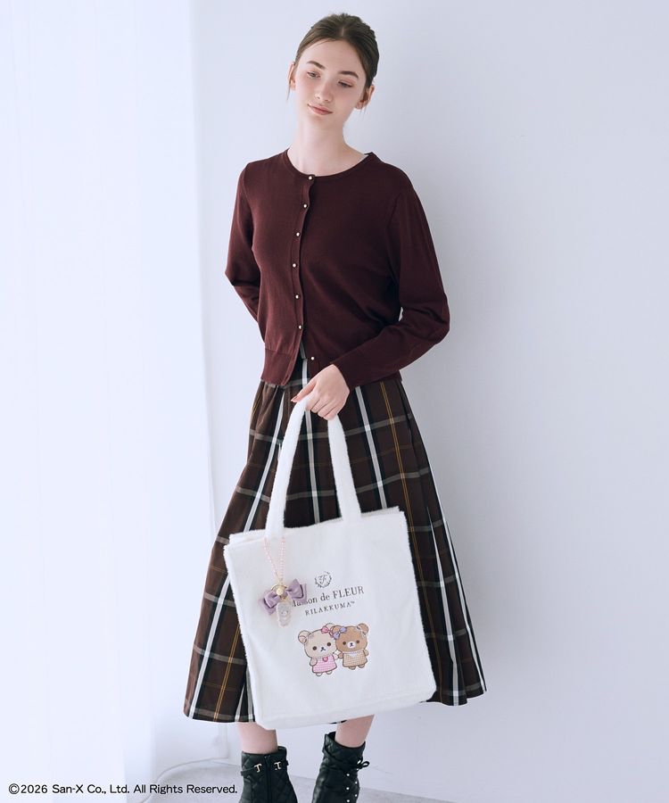 🎀【預訂】Maison de FLEUR × RILAKKUMA Tote Bag W