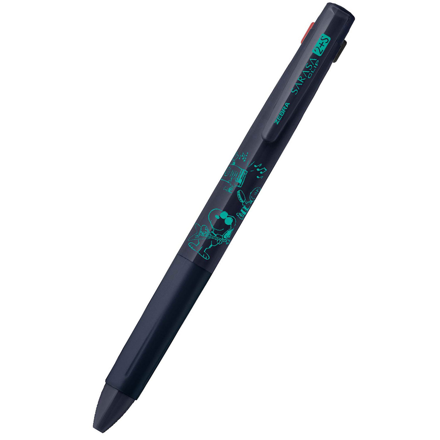 現貨｜限定 Snoopy 日本製 Zebra SARASA CLIP 2+S 3用筆 (2色啫喱筆 + 鉛芯筆) SJS5-SN26-DB