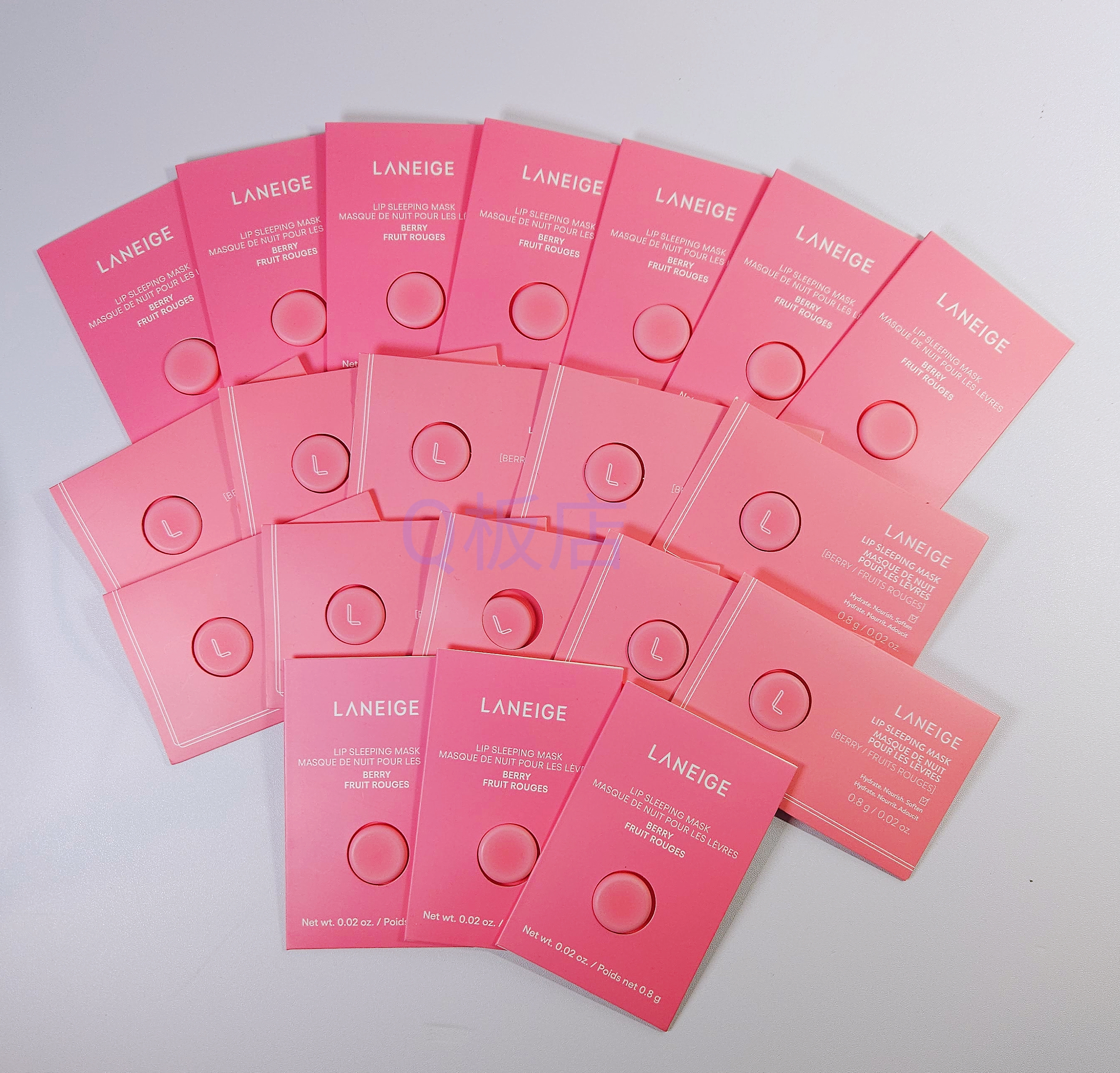 Laneige Lip Sleeping Mask水潤修護睡眠唇膜  #Berry 0.8g x 20片❤(版本隨機發出)