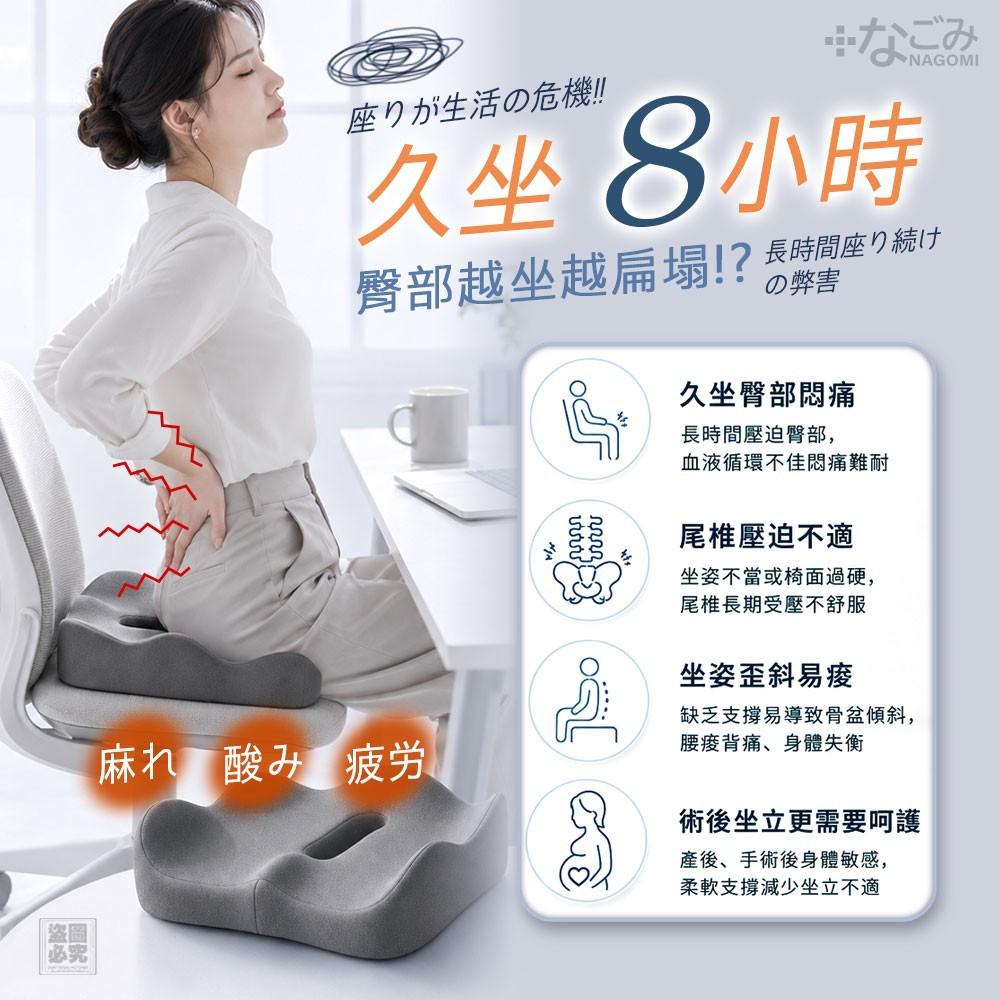 ＜限時預購＞日本なごみ 久坐救星 護腰美臀零壓感坐墊 TW260625L03 《29/6截單，預計9月下旬到港》