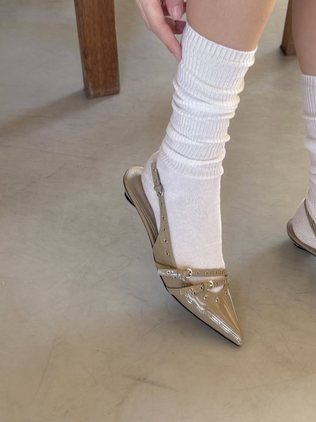 26SS/ 2.5CM DOUBLE STRAP BUCKLE HEELS