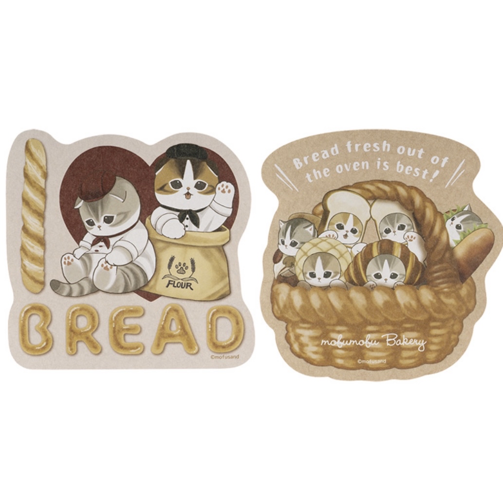 Mofusand 鯊魚貓 貼紙｜預訂