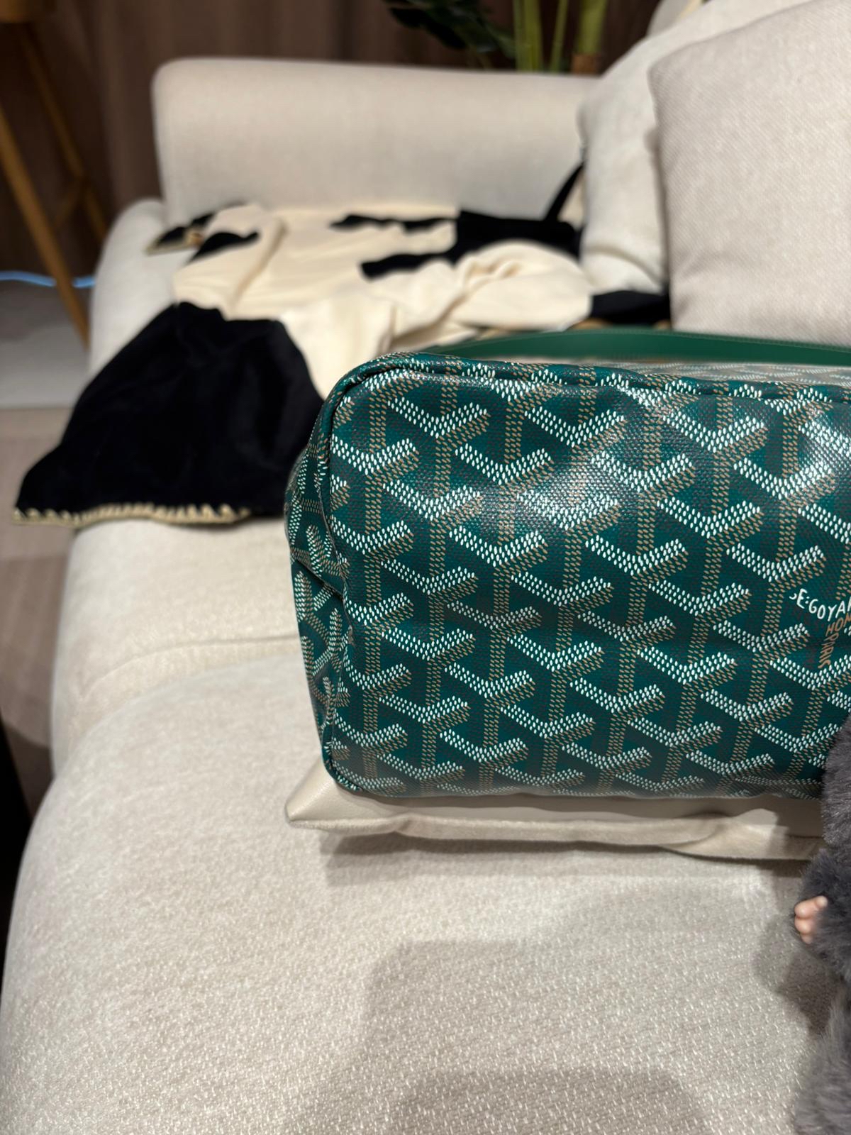 Goyard boheme hobo Green 100%Authentic, 98%new ✅收據✅pouch ✅dust bag