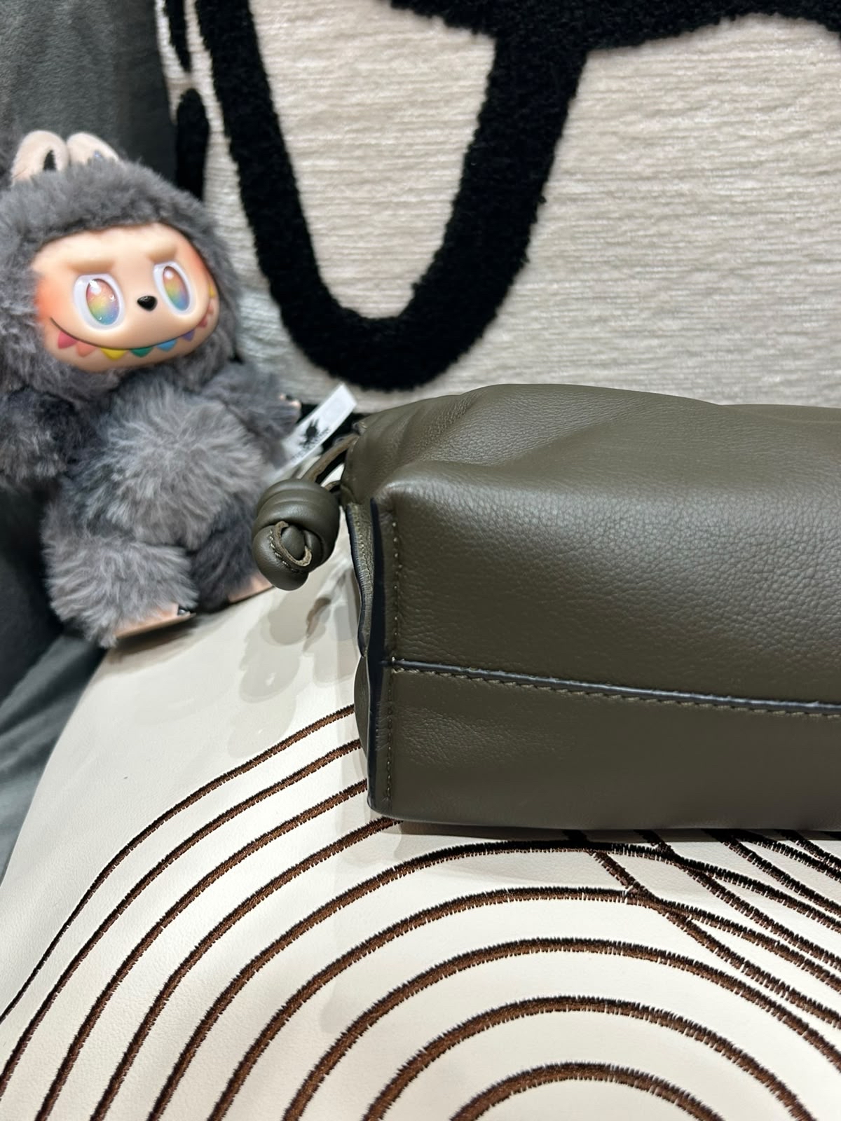 LOEWE Mini Flamenco Shoulder Bag 深綠Nappa Leather 100%Authentic,98%new ✅booklet✅dust bag  
