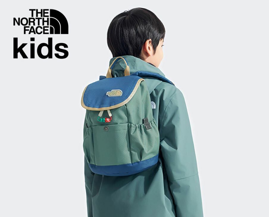 韓版 TNF 兒童迷你探險家拼色背包 - 1件 現貨