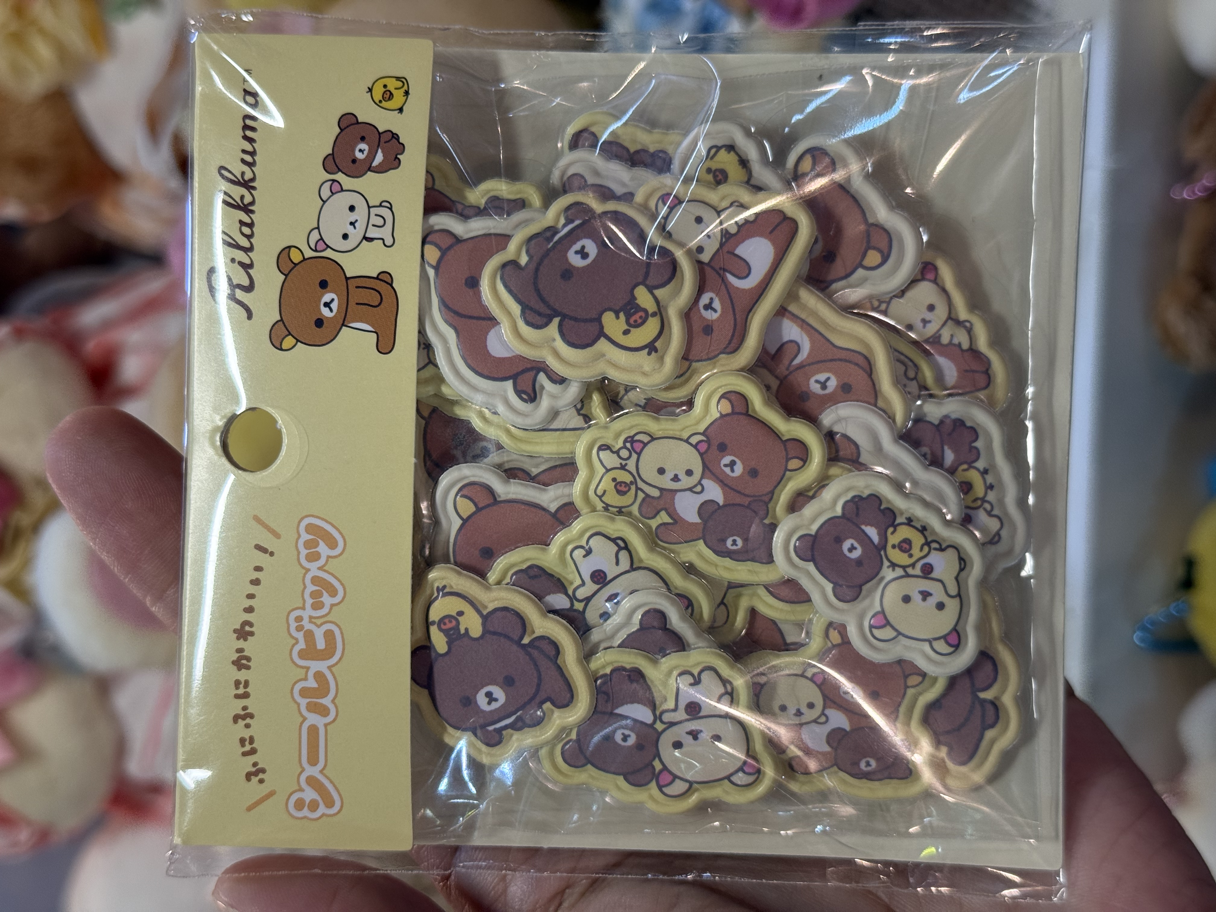 《現貨》全新RILAKKUMA袋裝立體貼紙