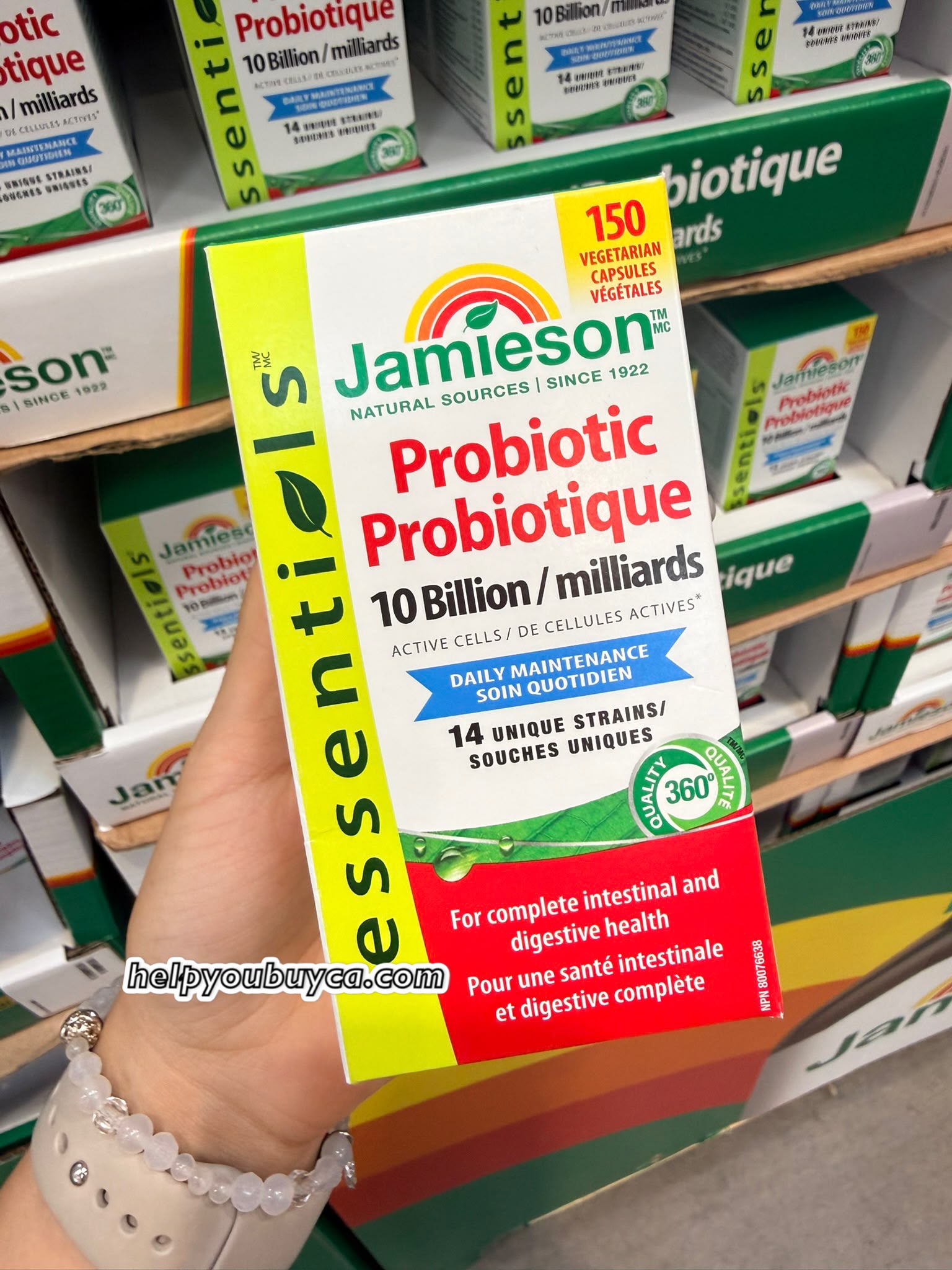 Jamieson Probiotic 天然100億益生菌 150粒