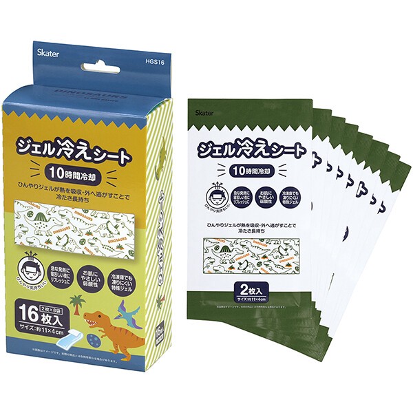 🆕【⭐訂購⭐】🇯🇵 日本直送 #Skater 卡通退熱貼(16片)［13款選］ 🌀 [PLCD-0108] [260423]