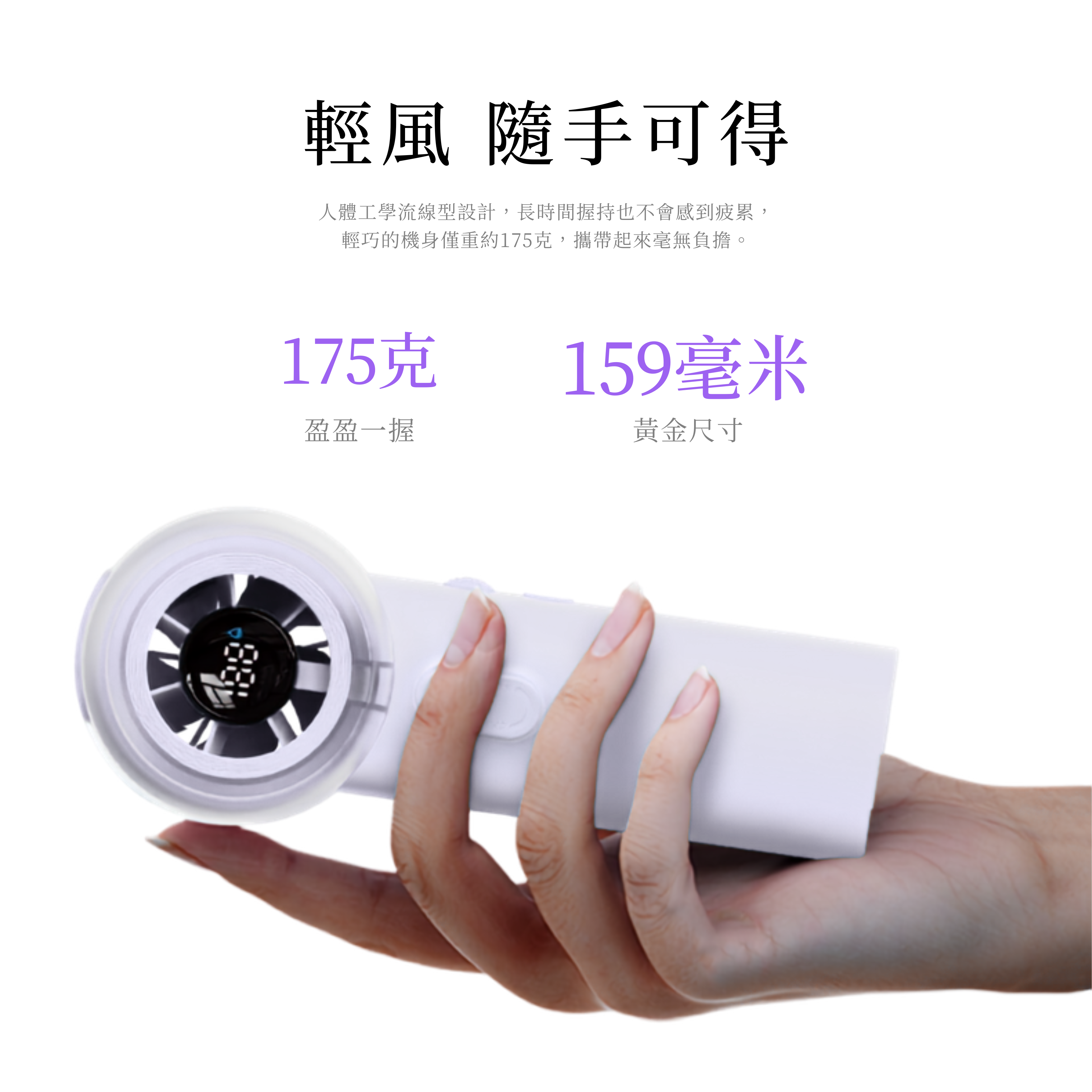 夏日救星: 噴霧小風扇(II) (白) [現貨發售]