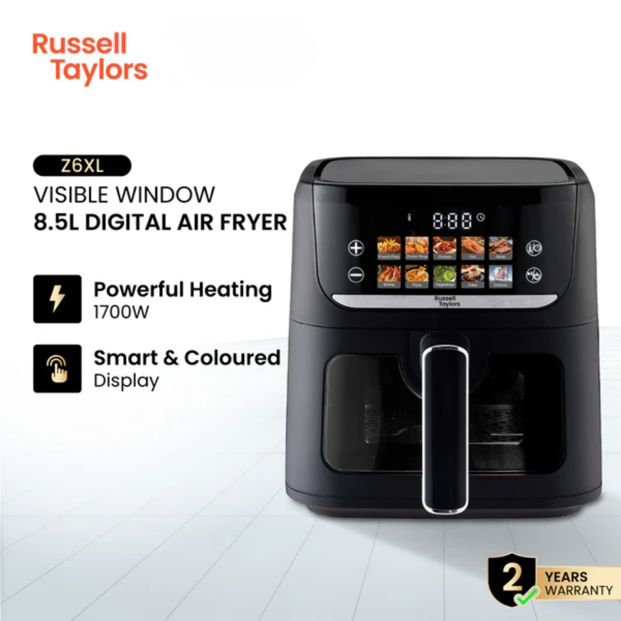 Russell Taylors 7L Digital Air Fryer Black (Z6XL)