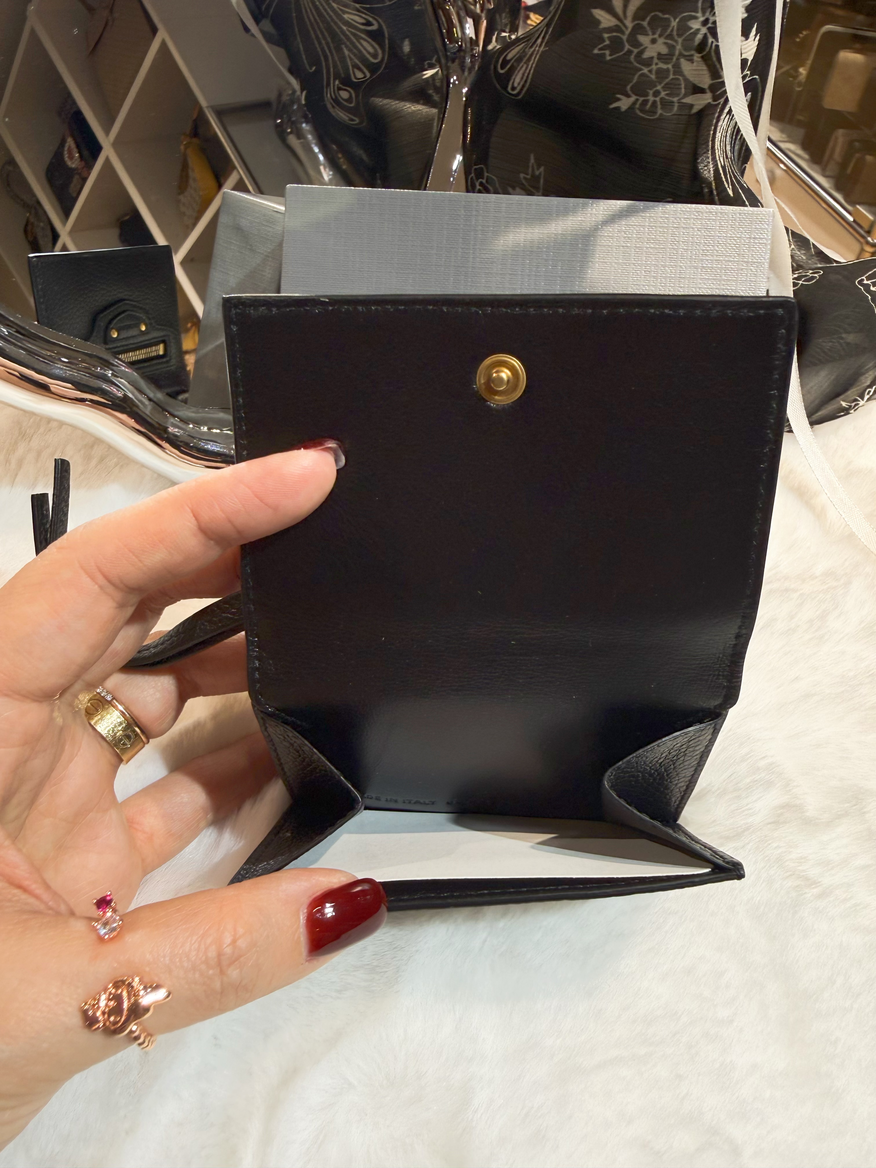 Balenciaga mini wallet city/blk/g