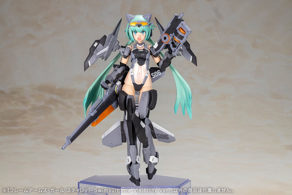 (預訂訂金 $100) (總價 $260) 壽屋 Kotobukiya FAG Frame Arms Girl STYLET Swimsuit Low Visibility Ver. 模型 (KO07384) (行版) 