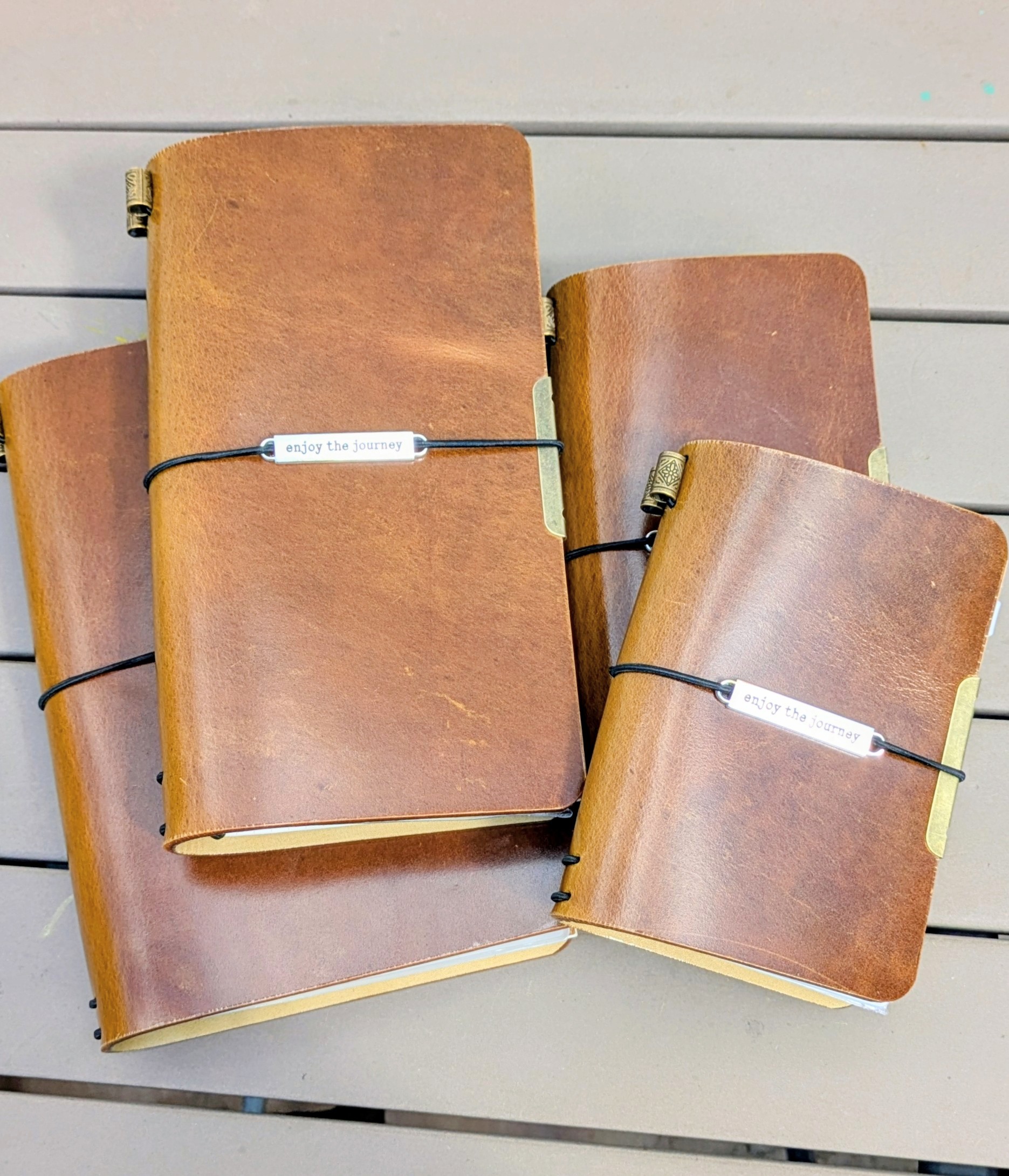 Kayztyle-made Collection 2025ji-23WD.02-2 : Double-sided Leather Journals Duo-cover Design