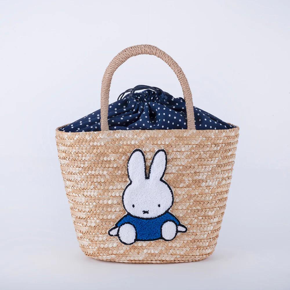 🆕【⭐訂購⭐】🌀 🇯🇵 日本直送 #Miffy sagara刺繡 草織籃子包［3款選］🌀 [ELCD-0186][260421]