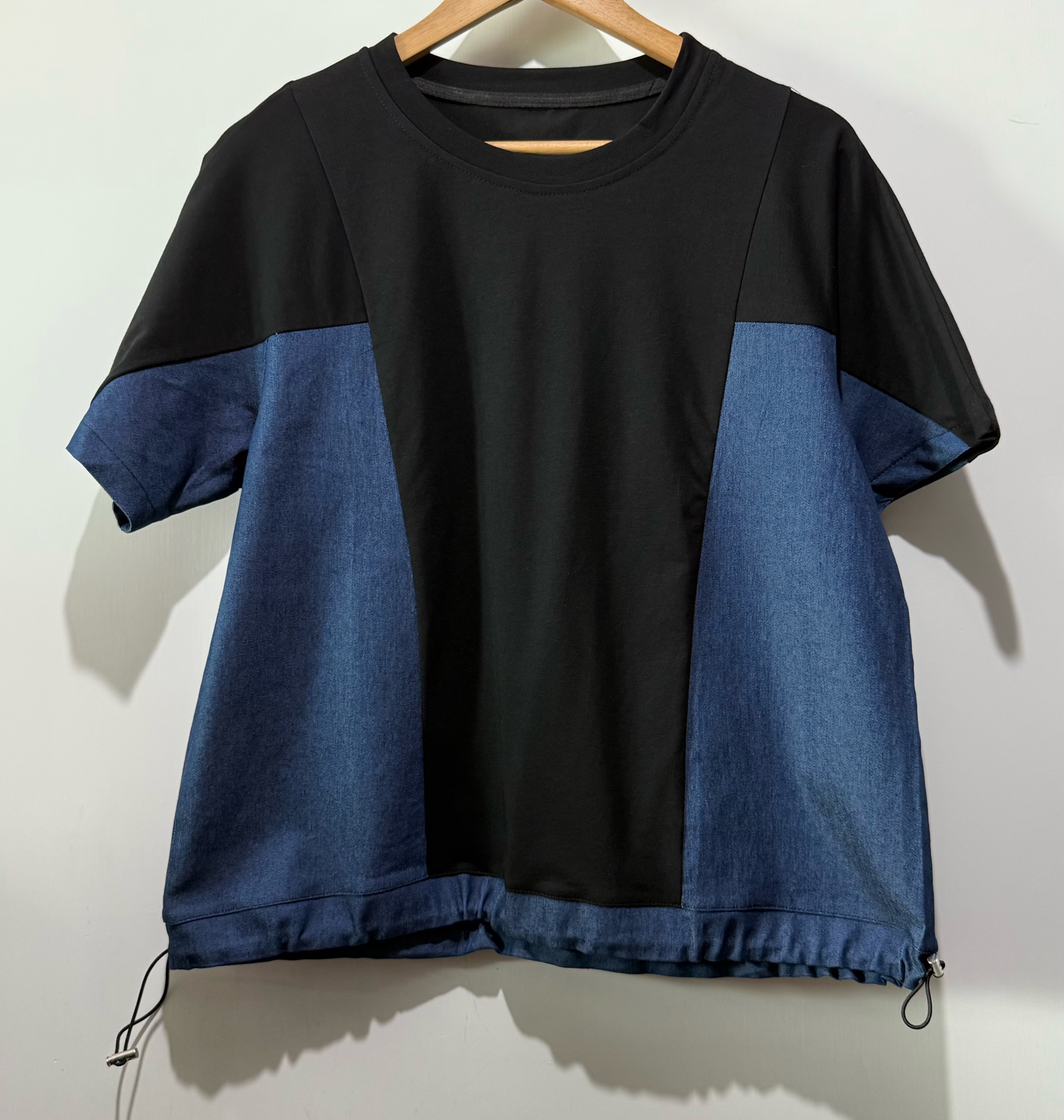 #2099 拼色拼布Top