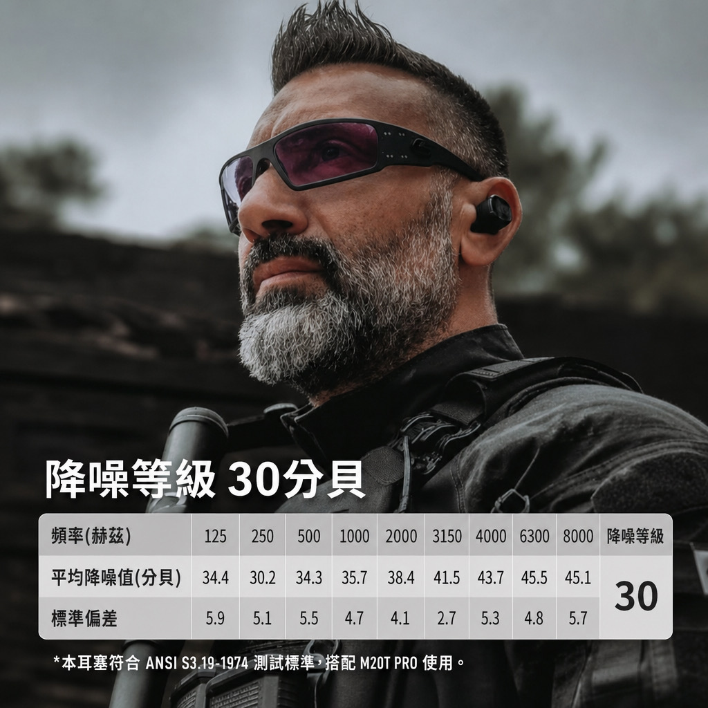Earmor M20T Pro 戰術5.4藍牙耳機