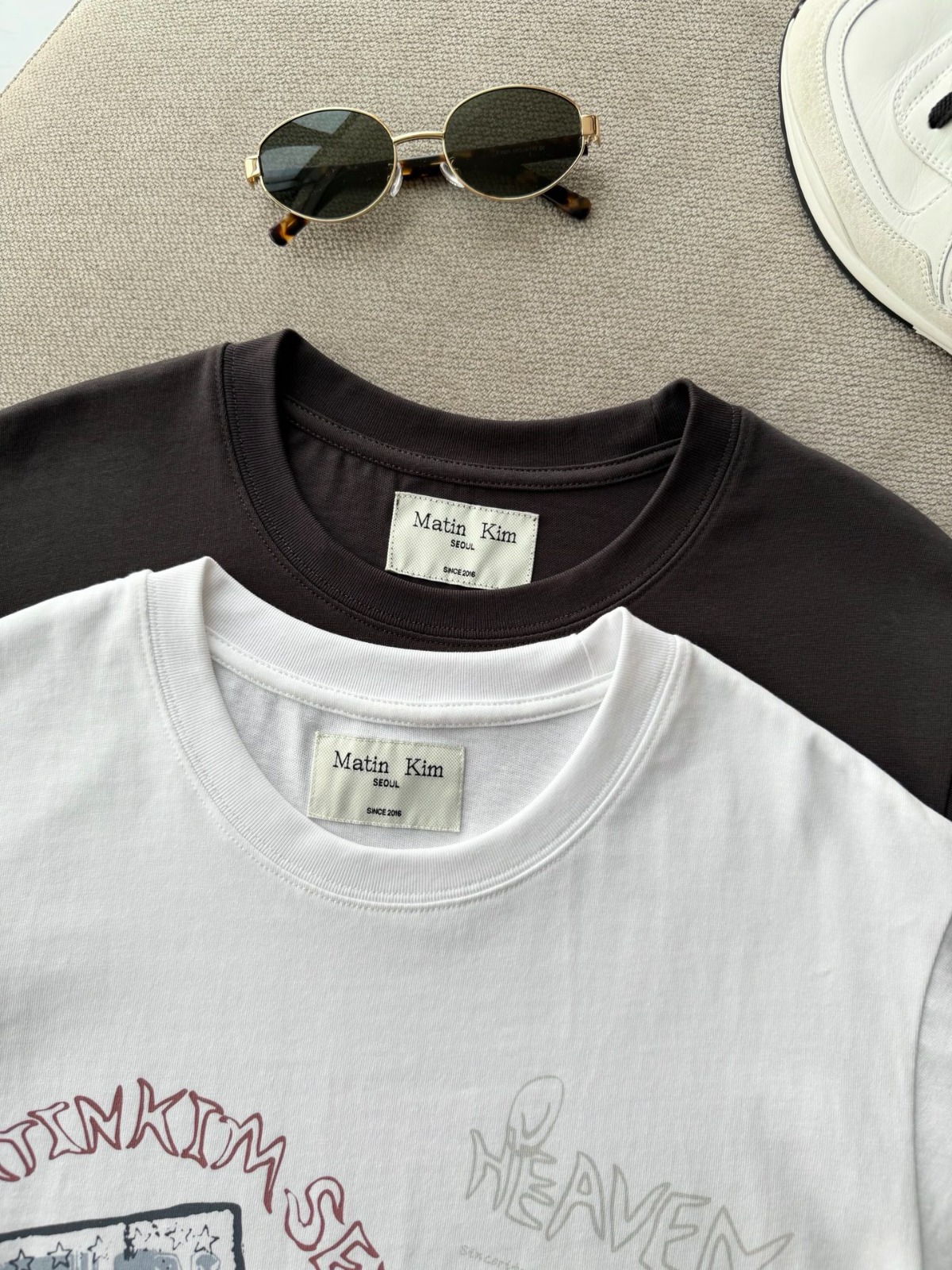 0417 韓國🇰🇷 Matin Kim 手繪塗鴉印花短袖Tee 5月尾