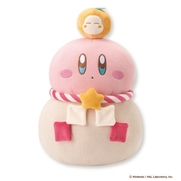 🌸 【預訂】Kirby 針織餅鏡公仔 - 星之卡比 新品