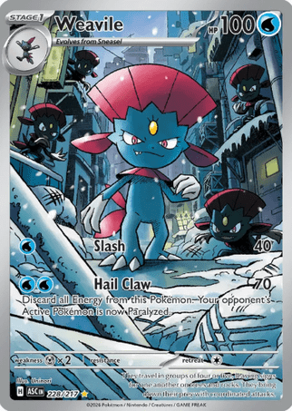 Pokemon TCG Ascended Heroes - Weavile-228/217