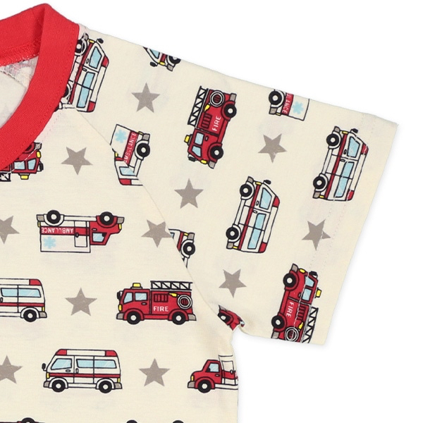🇯🇵預訂 日本直送🇯🇵救護消防車車滿印包腹短袖家居服上下套裝