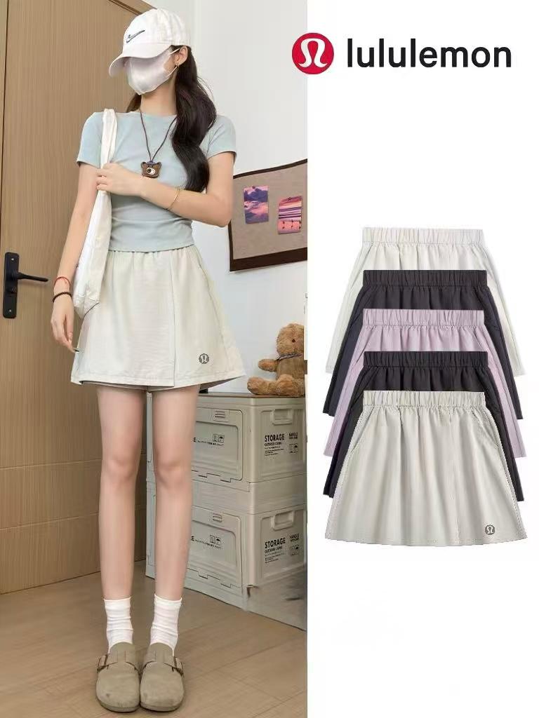 $69條。2條起$59條。lulu速乾工裝裙褲