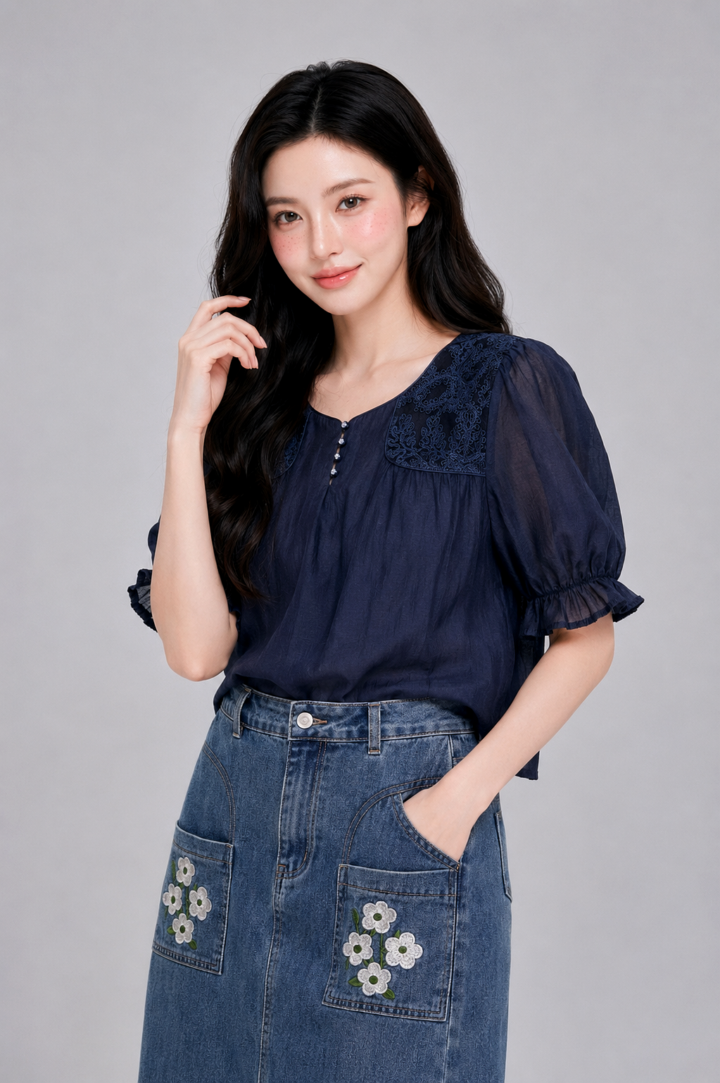 311221 Elowen Lace Blouse