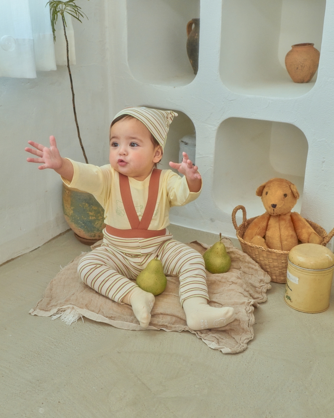 🇰🇷Oottbebe suspender leggings