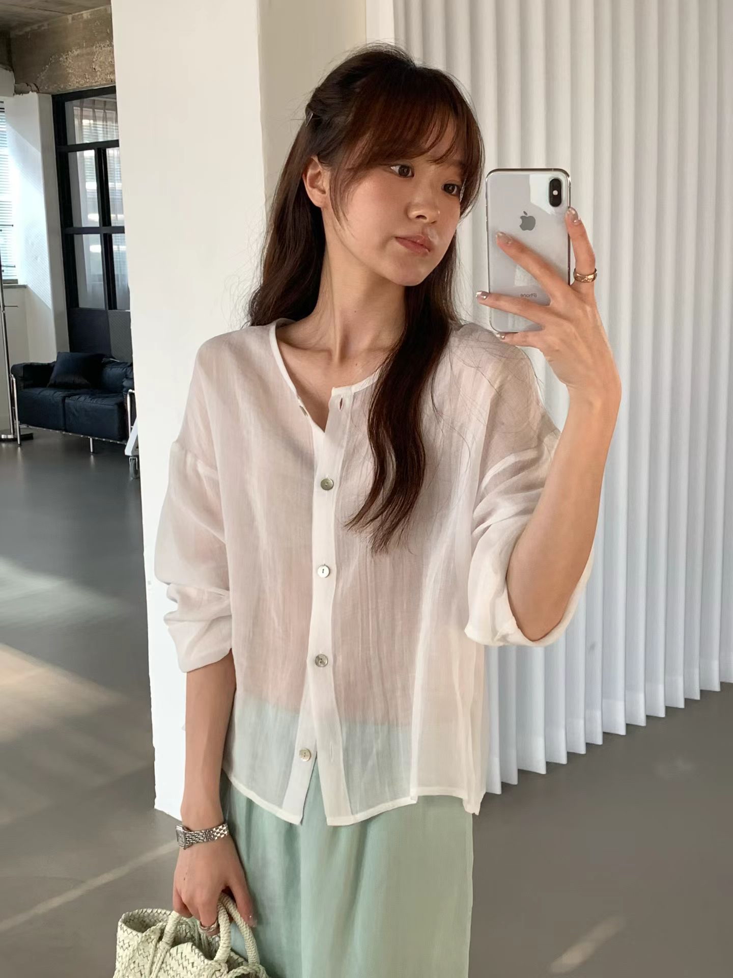 🇰🇷東大門女裝 | modern linen shirt