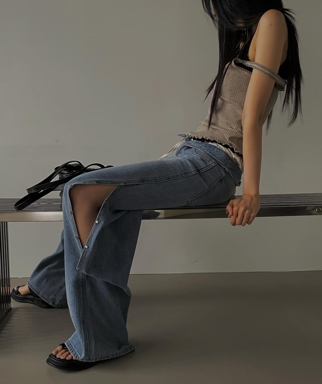 東大門女裝Find | button jeans