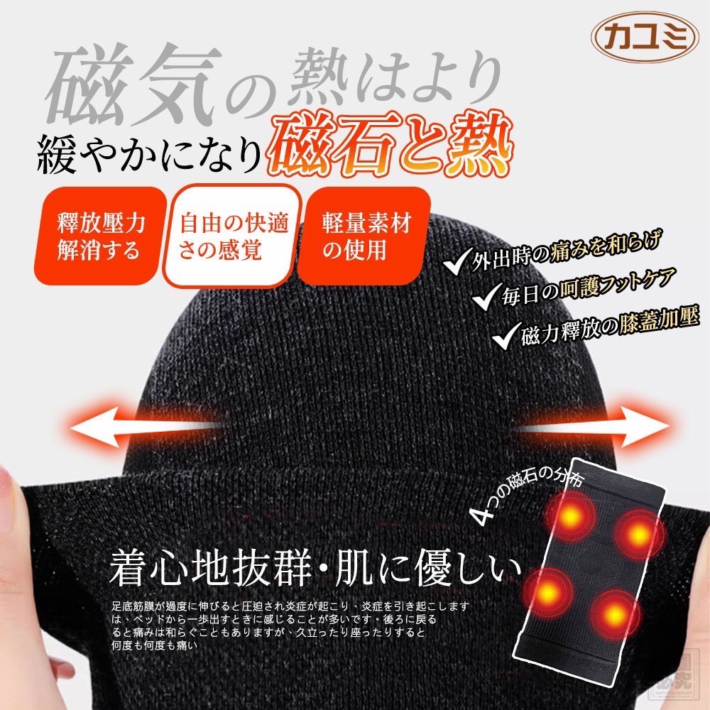 （約5月中到貨）🇯🇵日本カユミ佳由美-加厚款磁石循環發熱護膝1雙入💕