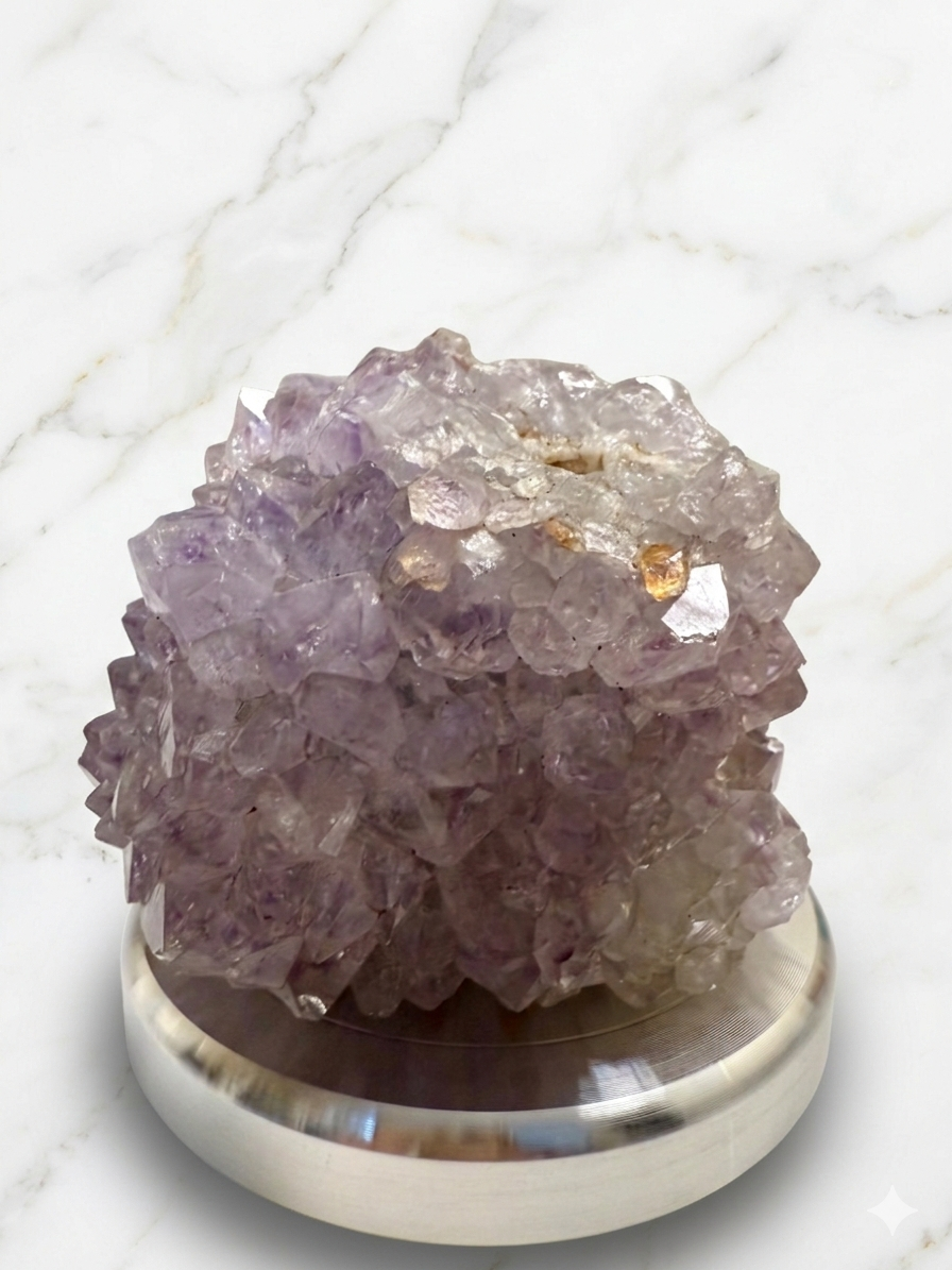 天然原石印度紫晶花水晶簇