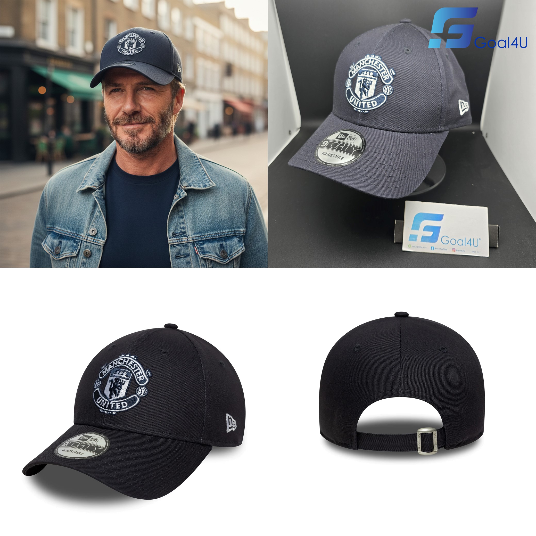 🧢 New Era Manchester United 曼聯 Seasonal 9Forty Navy Cap 60684848