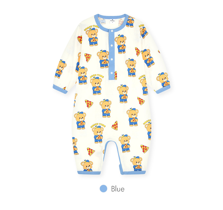 🌸預訂 韓國直送🌸🇰🇷Milk Baby兩色小熊滿印長袖連身服