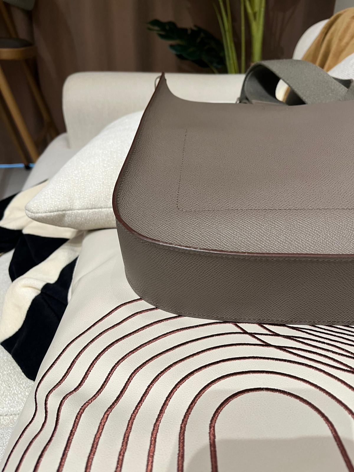 hermes Evelyn Sellier Stamp C ETAIN 100%Authentic,98%new ✅dust bag ✅box 