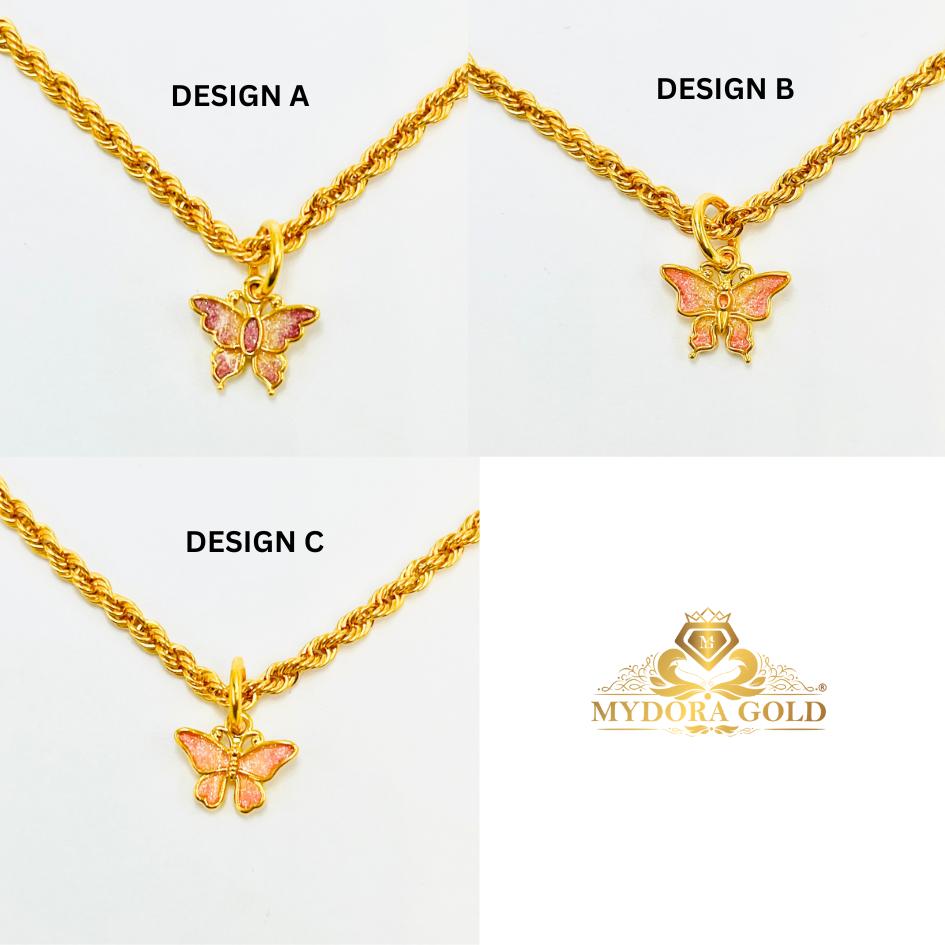 MYDORA Loket Classy Butterfly Enamel Series (5G) l EMAS 916/22K